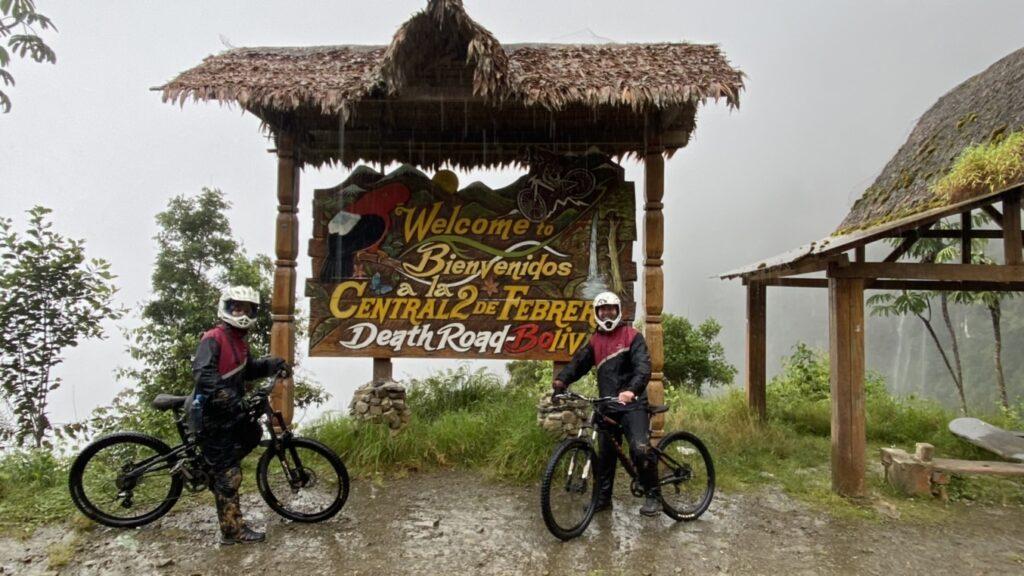 Route de la mort VTT Bolivie la Paz vélo descente de 63km